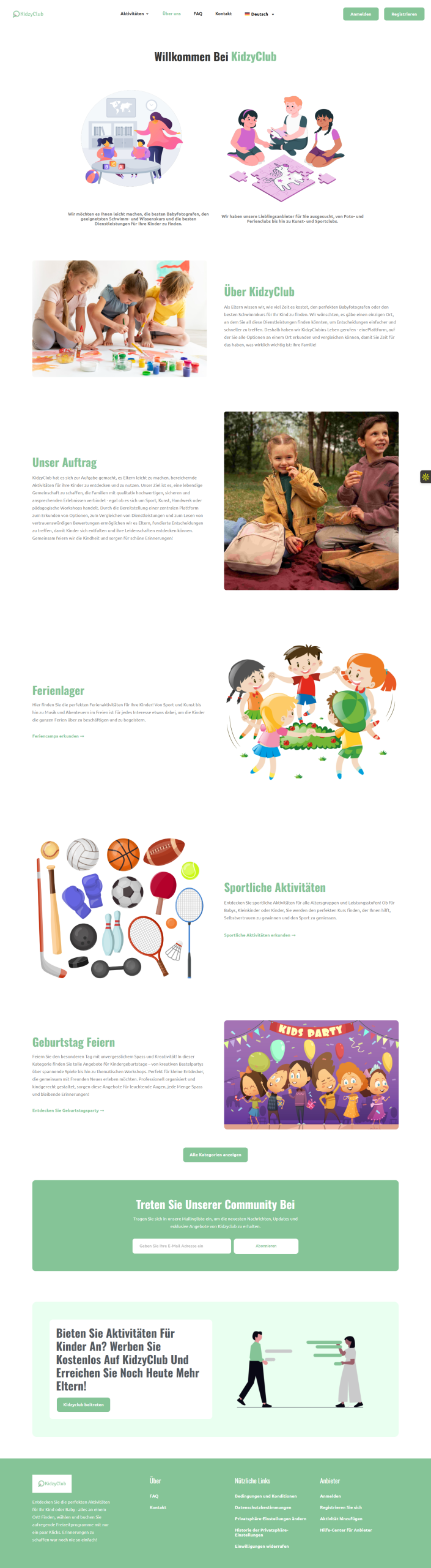 About us page german version