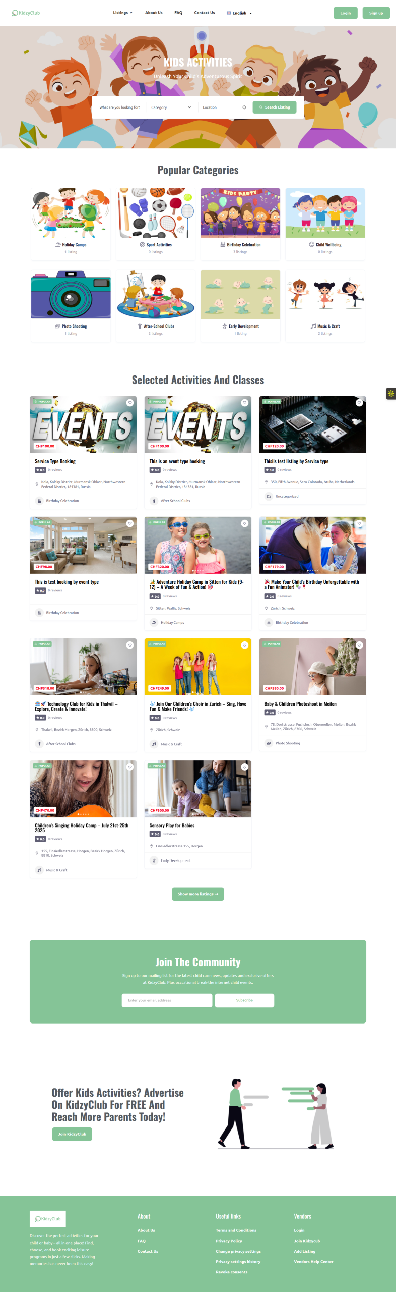 Home page english version