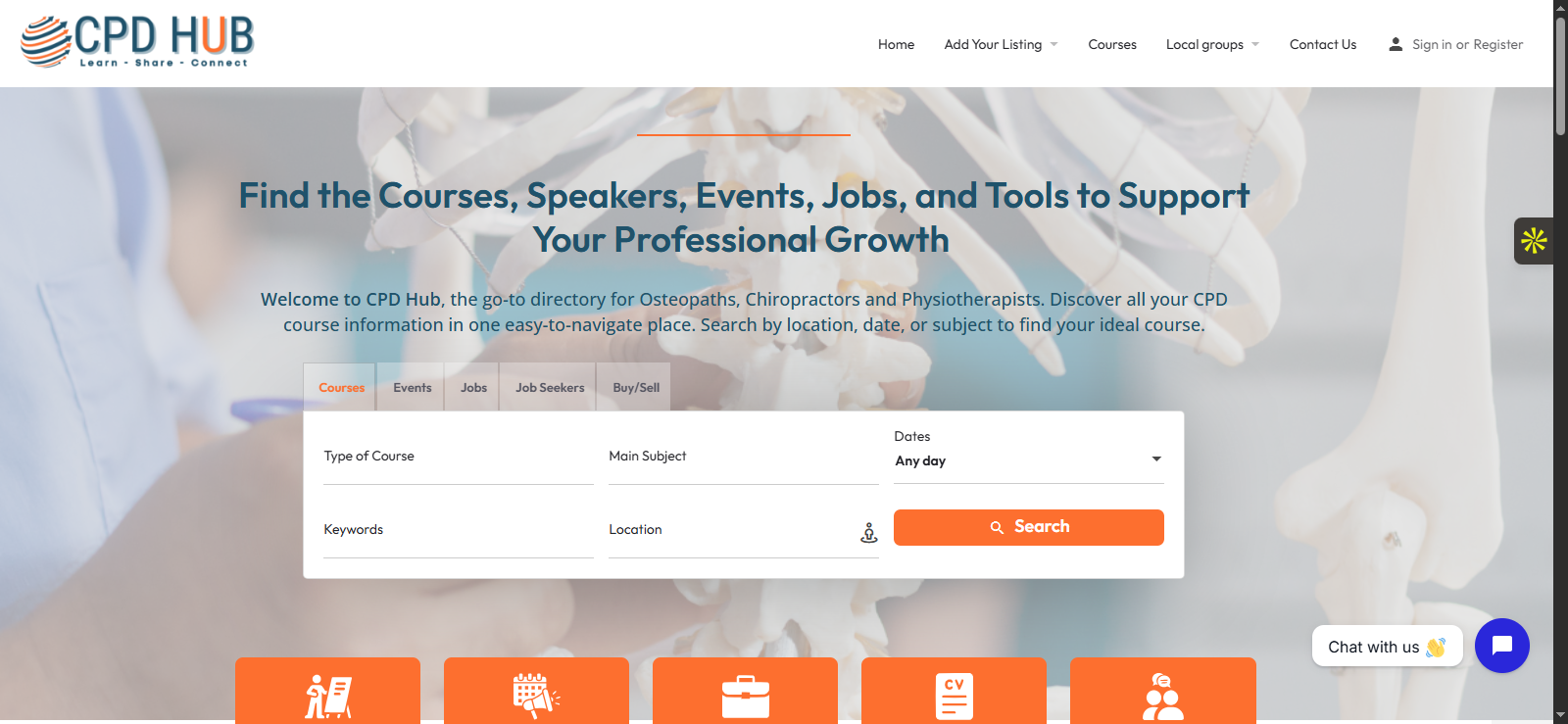 CPDHub Directory Website